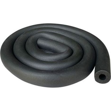 Tube isolant pour tuyau de chauffage et climatisation, diamètre 25 mm, longueur 1,8 m, couleur noir, lot de 1 pièce (1/5)