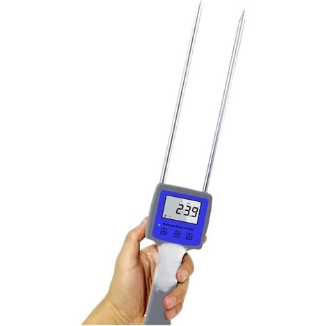 Testeur D'humidité De Sciure De Bois 0-80% Professionnel, Testeur D'humidité De Copeaux De Bois De Tabac, Hygromètre Numérique LCD for Le Travail du Bois (1/5)