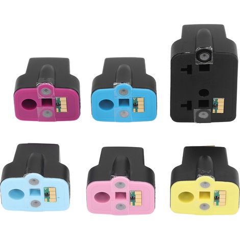 Cartouche d'encre pour imprimante, sortie fluide, pack de 6 couleurs BK C M Y LC LM, lot combiné compatible 3210 3310 (1/5)