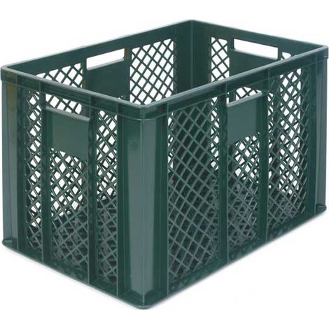 Bac Ajouré 600 x 400 x 410 mm Vert - Matériel CHR Pro