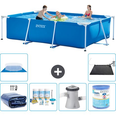 Intex Piscine Tubulaire Rectangulaire - 300x200x75 cm - 7-pièces S30202 (1/5)