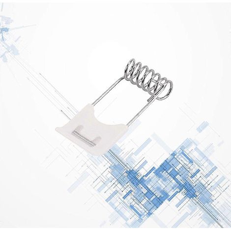 Panneau lumineux LED à clip à ressort compatible avec les plafonniers (lot de 30) - Accessoires blancs durables (1/4)