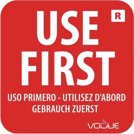 Lot de 1000 étiquettes  A utiliser en premier  - Vogue