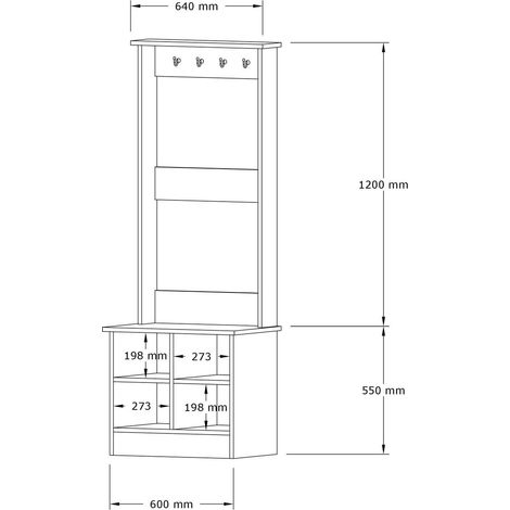 Muebles para el hogar Stand Sapphire Blanco