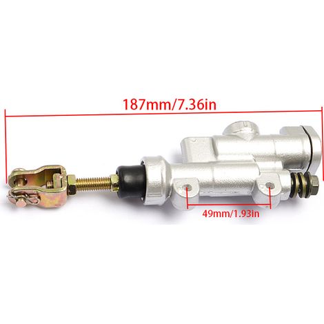 Convient aux motos tout-terrain Honda CRF250R 250X 450R, avec un maître-cylindre monobloc et un cylindre de frein monté sur le dessus. (1/4)