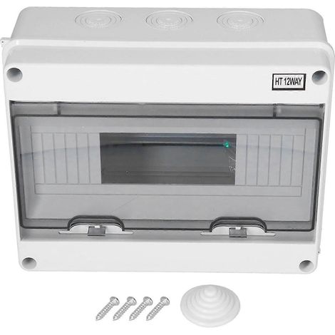 Verteiler-Schutzkasten IP65, transparente ABS-Abdeckung, wasserdicht, korrosionsbeständig, elektronischer Anschluss