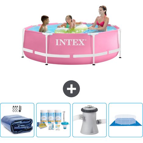 Intex Piscina con estructura Redonda - 244x76 cm - 7-piezas  SCB1 (1/5)