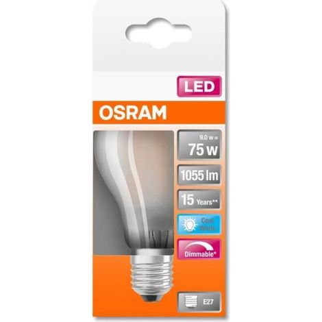 OSRAM - Led std verre dépoli variable 9w e27 1055lm 4000K frd bte 1 (1/4)