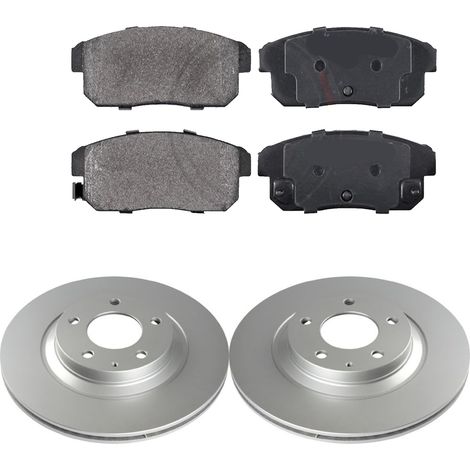 KIT FRENI POSTERIORI compatibile con MAZDA RX-8 (SE,FE) - DISCHI + PASTIGLIE OEM: FDB1759 / 17696 /SOSTITUZIONE DIRETTA/BASSA POLVERE/SILENZIOSO (1/5)