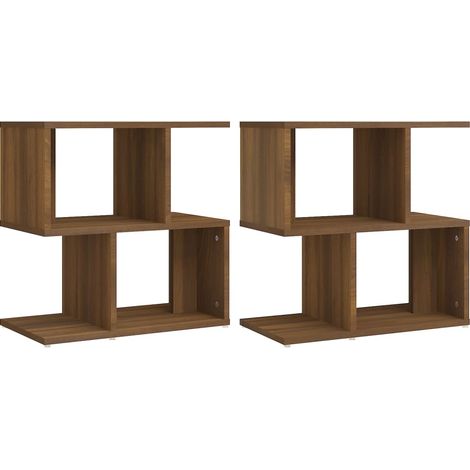 Maison Exclusive - Comodini Rovere Marrone 2 pz 50x30x51,5 cm in Legno Multistrato