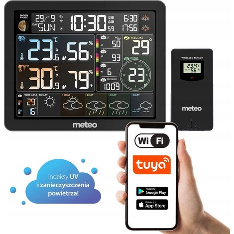 Wifi wetterstation luftverschmutzungsmesser