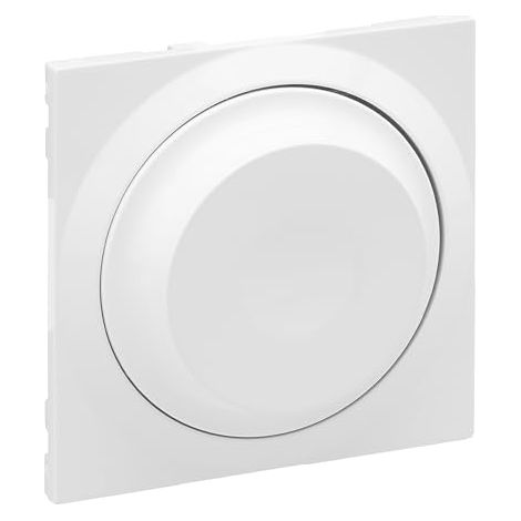 LEGRAND, SEANO 765140 CACHE POUR VARIATEUR ROTATIF UNIVERSEL, SANS CONDUCTEUR, 300 W, COULEUR : ULTRA BLANC