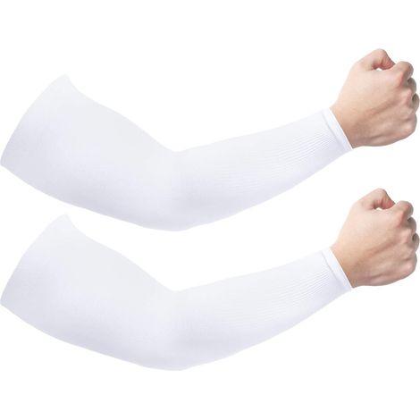 Lot de 2 paires de manchons rafraîchissants de protection solaire UV pour hommes et femmes, protection UPF 50 (1/5)