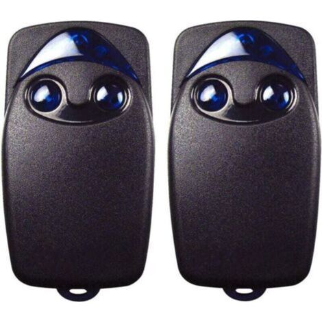 2 x Flo2r-s 433.92 MHz 2 Button Electric Garage Door Remote Control, Compatible with Nice Remote Garage Door Remote Control (1/4)