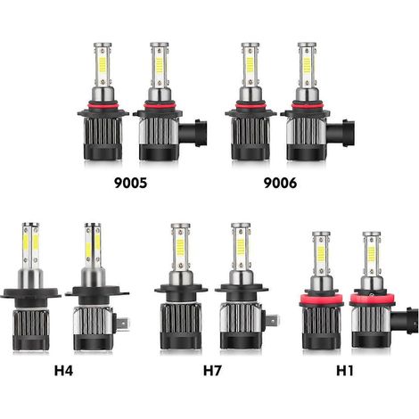 50 ampoules LED étanches IP68 pour phares de voiture, kit complet d'éclairage LED H8H9H11