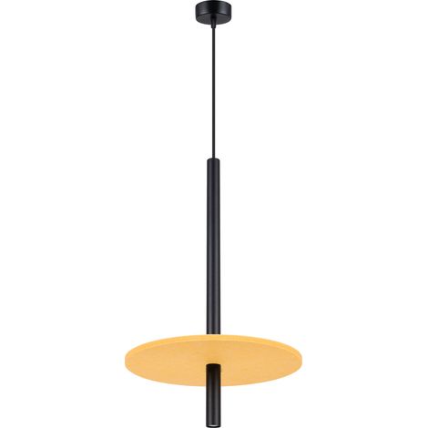 Hängelampe Feltro gelb/schwarz 1xG9 30cm Stahl Sollux (1/5)
