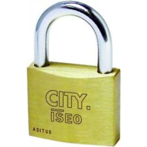 1 cadenas rectangulaire City by Iseo cadenas en acier de 20 mm