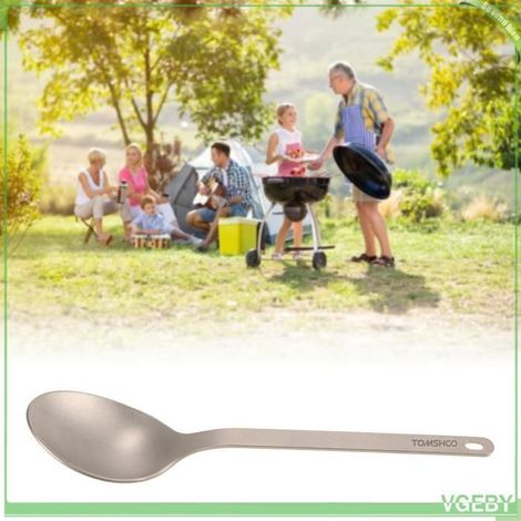 Cuillère - FAFEICY - TOMSHOO - Titane - 16,5 cm - 21 g (légère, trou poignée) (1/5)