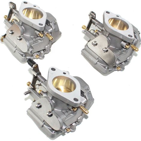 Carburateur pour moteur hors-bord Yamaha 2 temps 85 chevaux - Compatible avec 6H1-14301/14302/14303-00. (1/5)