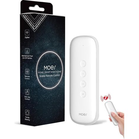 ZigBee Interrupteur Intelligent Commutateur sans Fil 12 scènes, sans installation, nécessaire, télécommande à distance, app (1/5)