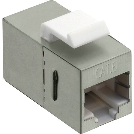 LOGILINK CAT.6 Coupleur Keystone NK4011 2x RJ45 STP, 14,6 mm de large