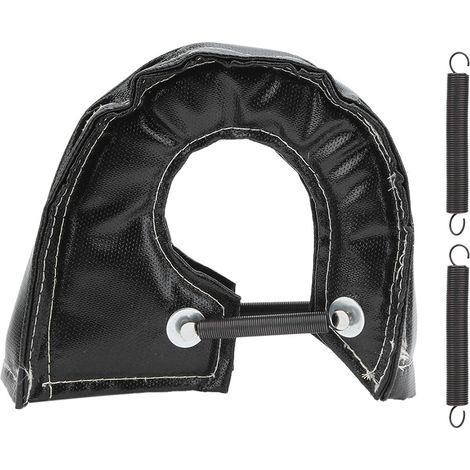 Couverture de barrière de bouclier thermique thermique de couverture de Turbo pour le turbocompresseur T3 T25 T28 GT25 GT35 noir