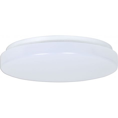 Plafón jaboti 1x22w led 1760lm 4000k al.7xd.28cm blanco