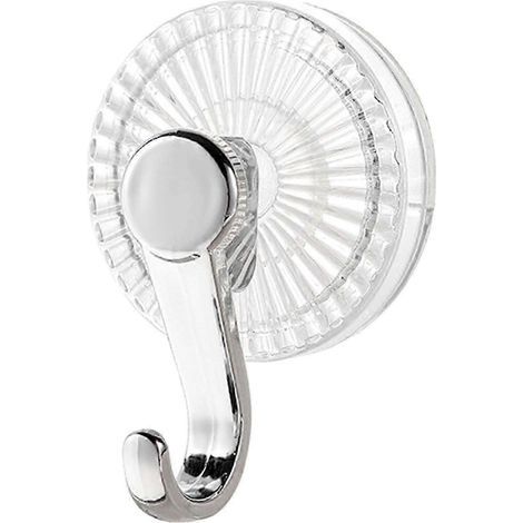Crochets à ventouses, crochets adhésifs, porte-peignoirs, cintre robuste pour couronnes, crochet pour manteaux et peignoirs, porte-clear and Argent