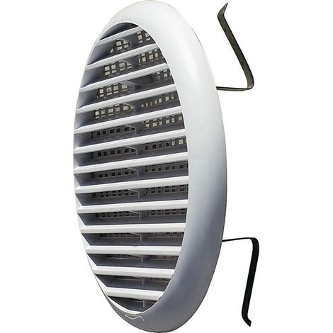 GRIGLIA AEREAZIONE D.155 PLASTICA BIANCA