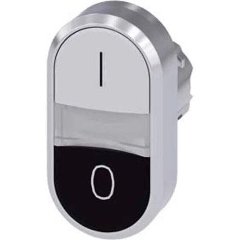 [NEUWERTIG] B-Ware Siemens Doppeldrucktaster Taster Schalter Tastend Kunststoff Metall 29,9x57,9mm