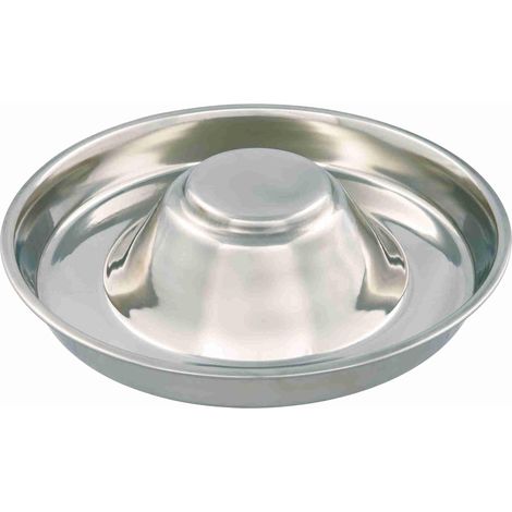 1 Gamelle Chien Acier Inoxydable 29 Cm Bord Surélevé Anti-Renversement Pour Chiots (1/4)