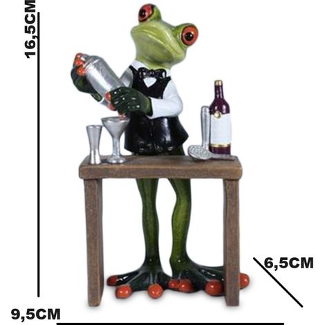 Frosch-Barkeeperfigur 16x9x6 (1/5)