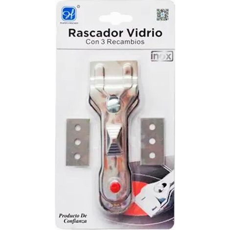 HAPPYFRIENDS rasqueta vitro + 3 recambios , Rasqueta vitro + 3 recambios. -Marca: Happyfriends. -Esta rasqueta de vitrocerámica con 3 recambios de Happyfriends es la herramienta pe