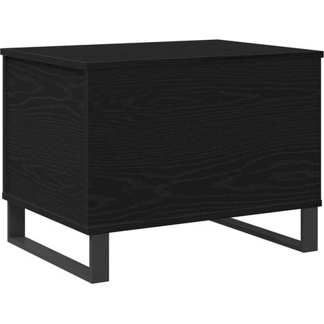 Couchtisch Schwarz Eichen-Optik 60 x 44,5 x 45 cm