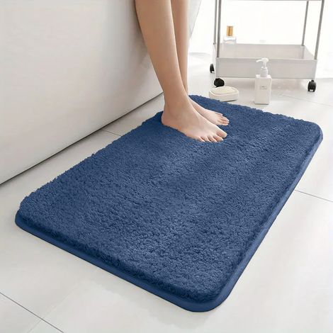 Super saugfähige und rutschfeste Badematte für Badezimmer, Schlafzimmer und als dekorative Fußmatte für Zuhause, aus Polyester (1/5)