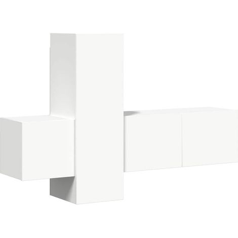 Maison Exclusive - Set de muebles de salón TV 3 piezas madera de (1/5)