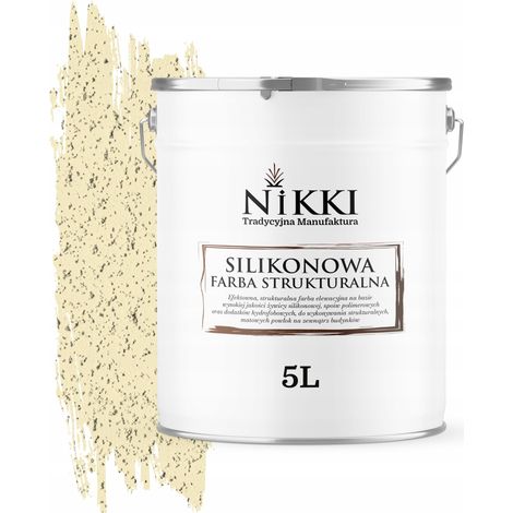 Silikon-Strukturfassadenfarbe 5L Hellgelb F622 UV (1/5)