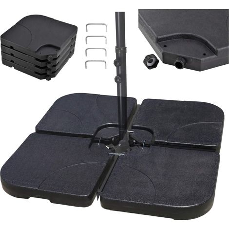 Fillable Umbrella Base Weights, Set of 4, Black (1/5)