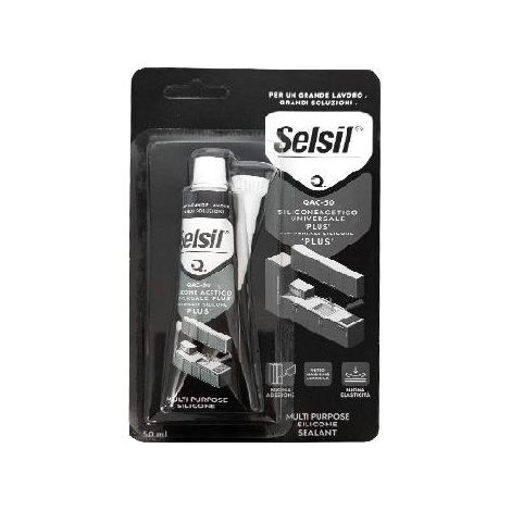 SILICONE UNIVERSALE BIANCO 50 ml.BLISTER