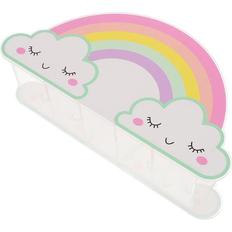 stylos de bureau en acrylique arc en ciel organisateur de (1/5)
