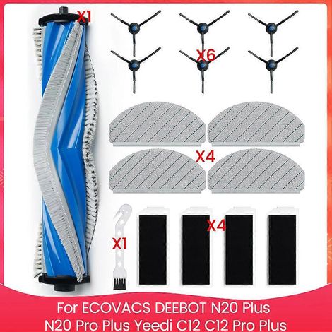 Pour ECOVACS DEEBOT N20 Plus – N20 Pro Plus – Yeedi C12 – Pro Plus Robot Aspirateur Accessoires Kit (1/5)