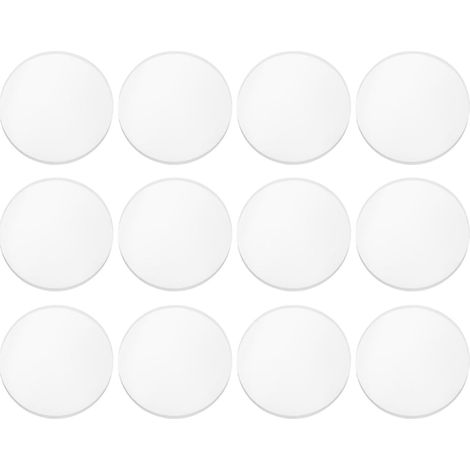 Lot de 12 patins à ventouses transparents pour tables en verre, (1/5)