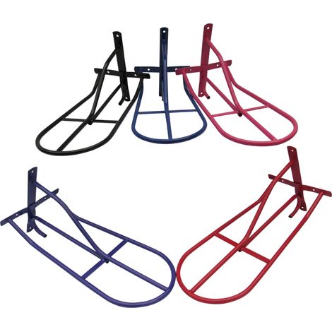 Saddle Rack Wall Mounted (Horse Riding Stable Stand Red) (1/5)