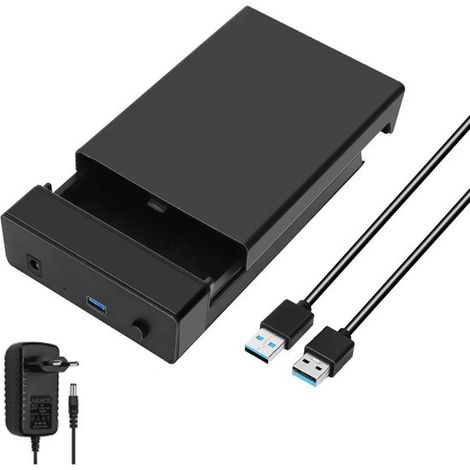 Carcasa externa para disco duro SSD/HDD de 2,5/3,5", adaptador SATA a USB 3.0 de 5 Gbps/s. (1/5)
