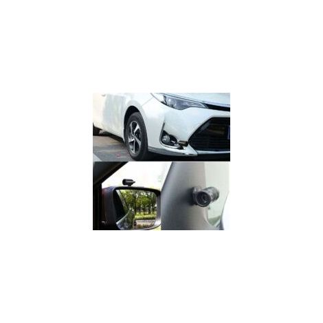Repelente de animales para coche ABS, repelente ultrasónico de ciervos para coche, color negro, 6 unidades - Crezuo