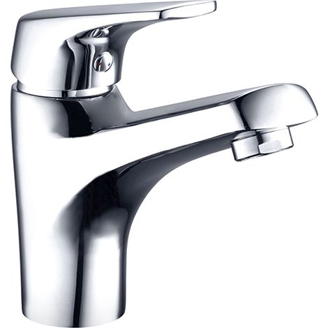 Edouard Rousseau - Mitigeur Lavabo KIOPTA - Chromé - Débit 6 L/min - Bec Fixe - Avec Vidage à Tirette (1/5)