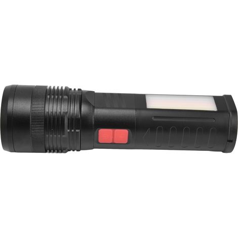 P70 USB-wiederaufladbare Taschenlampe, multifunktionale COB-LED, Notlicht mit Trageschlaufe, für Camping und Wandern (1/5)