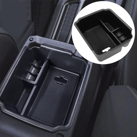 TTCR-II Compatible avec boîte de rangement de console centrale pour Tiguan 2018-2023 et Taos 2022-2023 - Organisateur de console centrale et d'accoudoir - Boîte de (1/5)