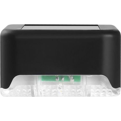 Lumière LED Solaire d'Extérieur Étanche, 10 Pièces, pour Jardin, Éscaliers, Passage, Cour, Terrasse, Rambarde, Pieds, Paysage
