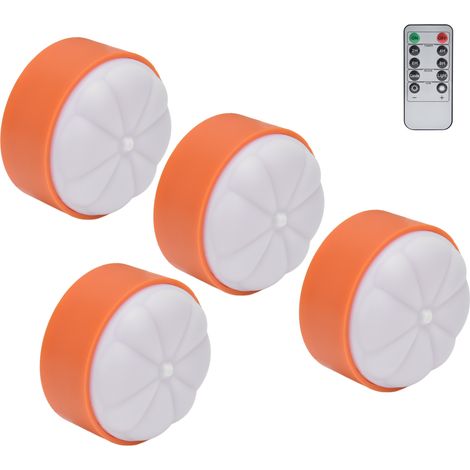 Stück LED-Kürbislichter, bunte dekorative Kerzenlampen für Halloween-Dekorationen (1/5)